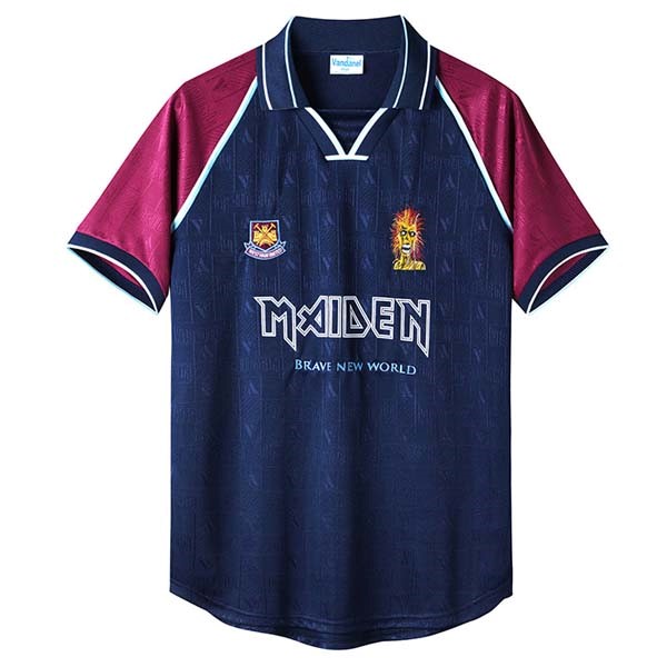 Camiseta Iron Maiden x West Ham Retro Primera Equipación 1999/2001